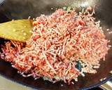 挽き肉たっぷり野菜炒めか～ら～の丼♪作り方2写真