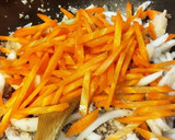 挽き肉たっぷり野菜炒めか～ら～の丼♪作り方4写真
