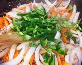 挽き肉たっぷり野菜炒めか～ら～の丼♪作り方5写真