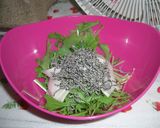 サラダ水菜の昆布のくらこん部長あえ作り方2写真