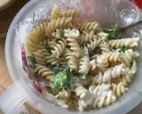 ハーブの冷製サラダ風パスタ作り方4写真