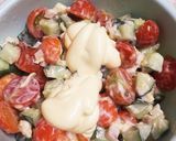 キュウリとミニトマトのシーサラダ和え作り方5写真