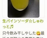 生パインソーダ☆しゅわっと♬作り方14写真