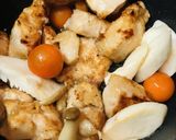 鶏むね肉のアヒージョ風唐揚げ作り方3写真