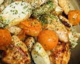 鶏むね肉のアヒージョ風唐揚げ作り方4写真