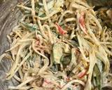 オクラともやしのおかか胡麻マヨ和え作り方3写真