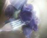 頂き物!!(゜ロ゜ノ)ノ紫メークイン作り方3写真