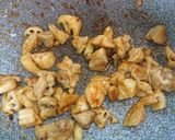 時短鶏ももとレンコンの甘辛味噌炒め（鶏肉作り方4写真