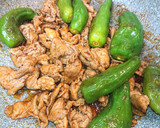 豚こま肉とししとうの焼肉のたれピリ辛炒め作り方4写真