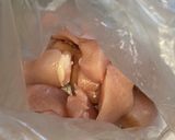 鶏肉とセロリのマスタード炒め作り方1写真
