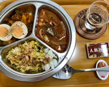 ピーマンとししとうの魚介スパイスカレー作り方7写真
