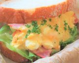 チーズがとろ～り♪ベーコンエッグサンド作り方6写真