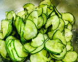 きゅうりとたくあんの胡麻和え作り方1写真