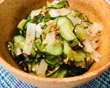 きゅうりとたくあんの胡麻和え作り方5写真