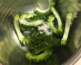 まぐろ血合い肉とゴーヤのカレー作り方3写真