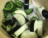 まぐろ血合い肉とゴーヤのカレー作り方4写真