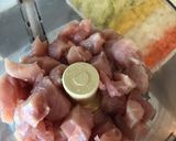 鶏胸肉deミネストローネ　スピルリナ入り作り方1写真
