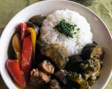 まぐろ血合い肉とゴーヤのカレー作り方7写真