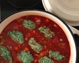 鶏胸肉deミネストローネ　スピルリナ入り作り方6写真