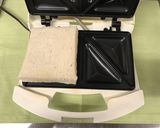 海苔とハムとチーズのホットサンド作り方5写真