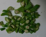 おくらとなめこの豆腐和え作り方1写真
