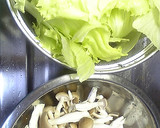 ＊もりもりレタスときのこの中華炒め＊作り方1写真