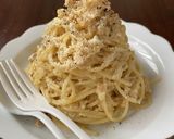 ツナと玉ねぎのワンパンカルボナーラ作り方11写真