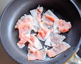 豚バラ肉ともやしの牡蠣だし醤油炒め作り方4写真
