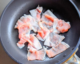 豚バラ肉ともやしの牡蠣だし醤油炒め作り方4写真