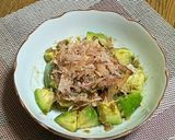 アボカドの梅肉&かつお節和え作り方3写真