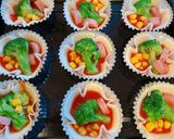 餃子の皮で簡単！お弁当用☆ピザココット作り方3写真