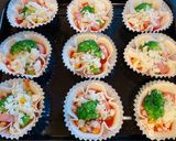 餃子の皮で簡単！お弁当用☆ピザココット作り方4写真