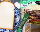 3分でお好み焼き風フレンチトースト作り方1写真