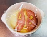 カブ主役！ささみチーズのガーリックサラダ作り方1写真