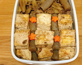 焼き豆腐とゴボウのすき焼き風作り方5写真