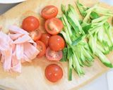 冷やし中華風そうめん作り方1写真