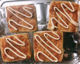 油揚げで納豆味噌マヨピザ作り方3写真