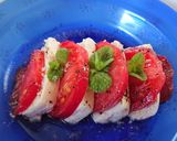 ♦塩麹豆腐のカプレーゼ風作り方4写真