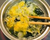 簡単わかめと卵の中華スープ作り方2写真