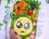 薄焼きたまごで ぴえん キャラ弁作り方22写真