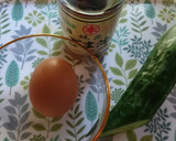 たまご×○○♪たまごとキュウリの中華炒め作り方1写真