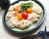 オクラとトマトとキムチのさっぱりそうめん作り方4写真
