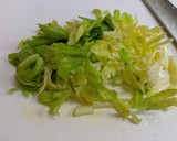セロリの葉活用！冬瓜とセロリのそぼろ煮作り方2写真
