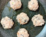 ダイエット　豆腐入り鶏団子×余り物ひじき作り方3写真