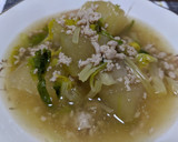 セロリの葉活用！冬瓜とセロリのそぼろ煮作り方7写真