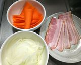 レンジで簡単◎ベーコンのミルフィーユ作り方1写真