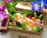 【簡単】キャラ弁 ハイビスカス 薄焼き卵作り方25写真