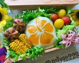 【簡単】キャラ弁 薔薇 薄焼き卵作り方22写真