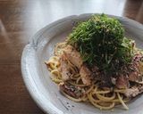 サバ水煮缶のパスタ作り方9写真