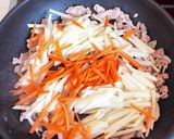 じゃが芋と豚肉の千切り炒め作り方3写真